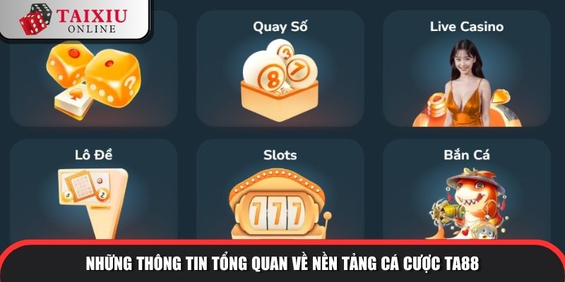 Những thông tin tổng quan về nền tảng cá cược TA88