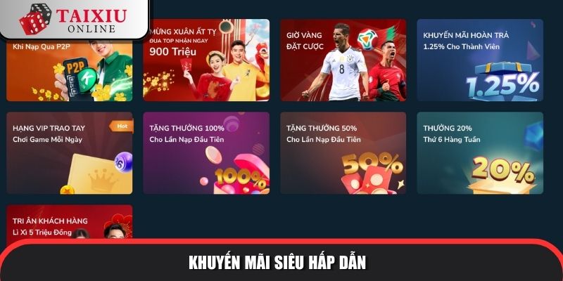 Khuyến mãi siêu hấp dẫn 