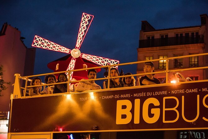 Visite nocturne de Paris en Big Bus-offre