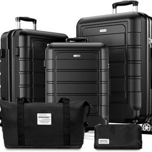 Set 5 Valise Rigide Extensible vue face - flynferry.com